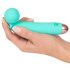 Cuties Mini Wand - veekindel akupesaga masseeriv vibraator (roheline)