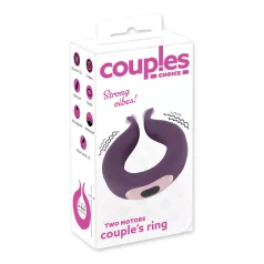   Couples Choice - laetav kahe mootoriga erektsioonirõngas - lilla