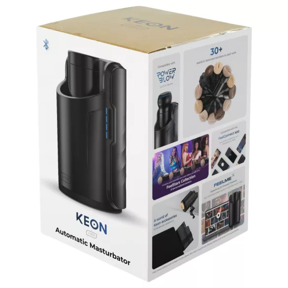 Kiiroo Keon Automatic - Interaktiivne masturbaator meestele (must)