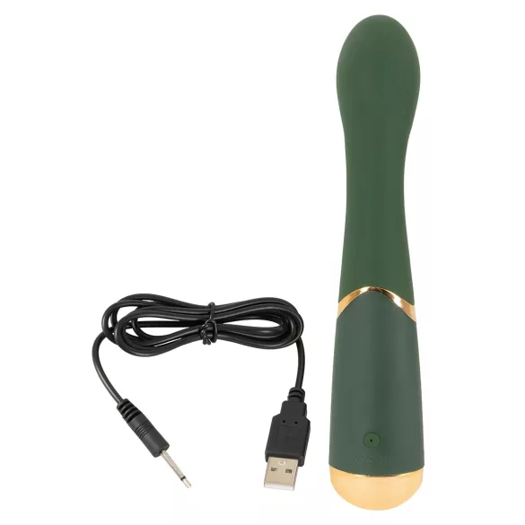 Emerald Love - G-punkti vibraator - laetav, veekindel - roheline