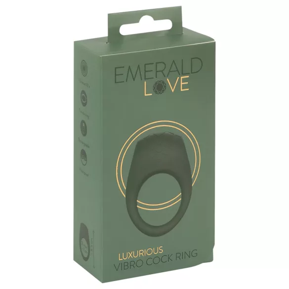 Emerald Love - veekindel vibreeriv peenisekaas - laetav - roheline