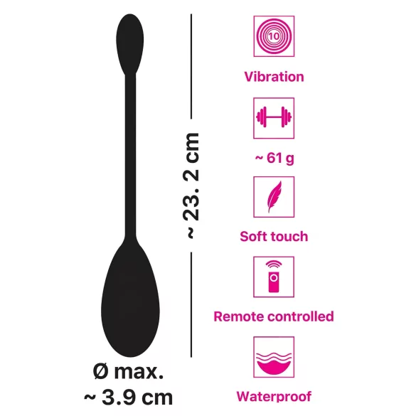 You2Toys - puldiga vibro-muna - akuga, lilla
