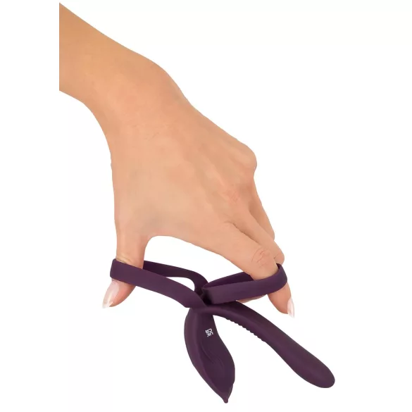 Couples Choice - vibreeriv peenisrõngas - juhtmevaba, akuga - lilla