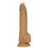 Naked Addiction Thrusting 9 - tõuklev vibraator - tume (23cm)
