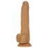 Naked Addiction Thrusting 9 - tõuklev vibraator - tume (23cm)