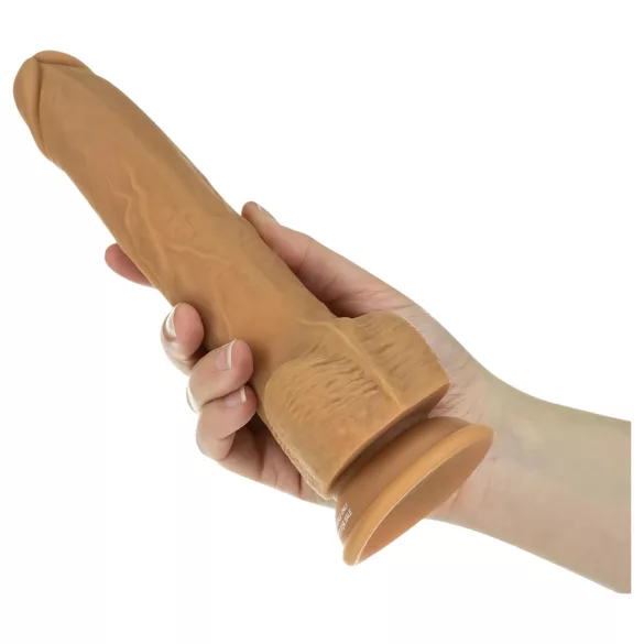 Naked Addiction - tuppe tungiv vibraator - tume - 23 cm