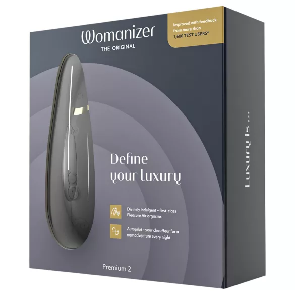 Womanizer Premium 2 - kliitoristimulaator õhuimpulssiga - must