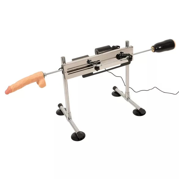 The Banger Fucking Machine - topelt seksimasin - 2 dildot ja 1 kunsttupp