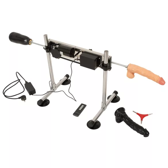 The Banger Fucking Machine - topelt seksimasin - 2 dildot ja 1 kunsttupp