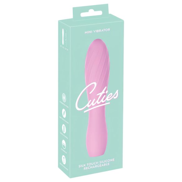 Cuties Mini 3 - veekindel ja ergas roosa vibraator