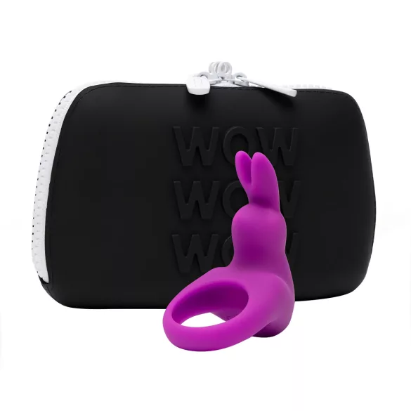 Happyrabbit - vibreeriv peeniserõngas hoiukarbiga - lilla