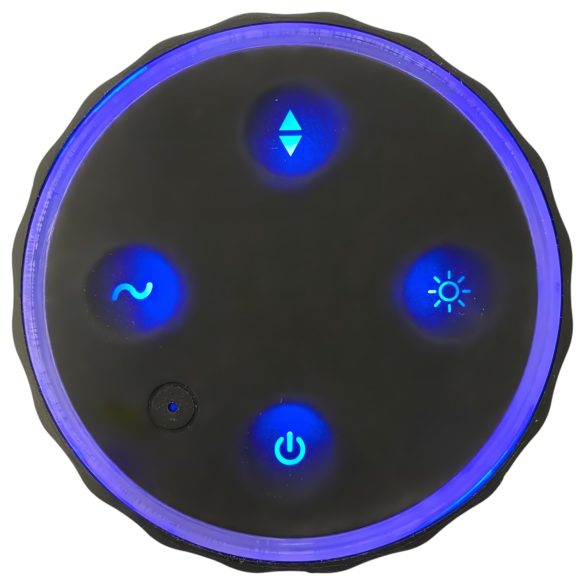 Rebel - akuga masturbator - 3 funktsiooni - must