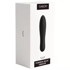 Svakom Tulip - akuga mini vibraator (must)