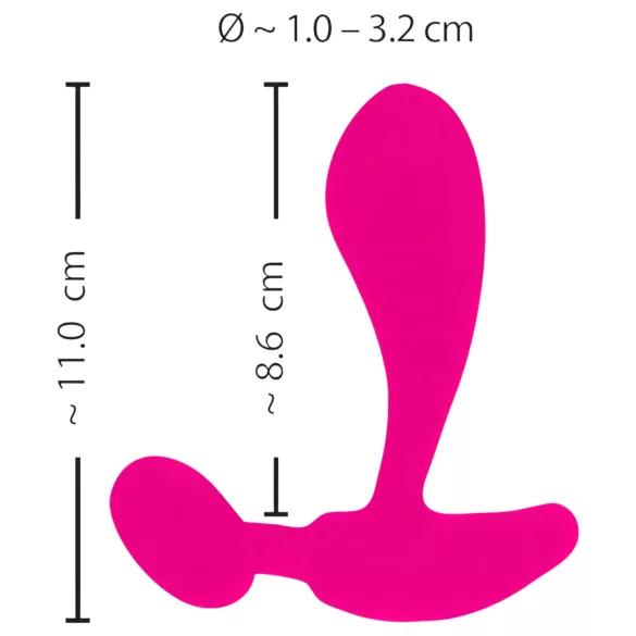 SMILE RC - G-punkti vibraator - juhtmevaba, laetav - roosa
