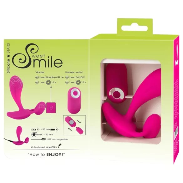 SMILE RC - G-punkti vibraator - juhtmevaba, laetav - roosa