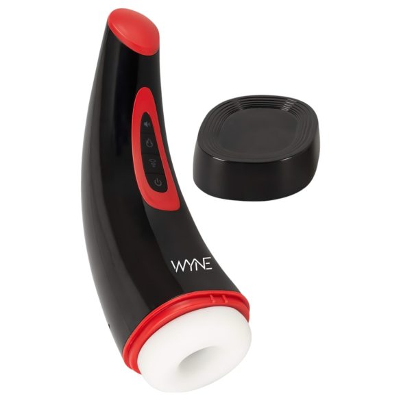 WYNE 03 - laetav vibro-imev masturbaator (must)