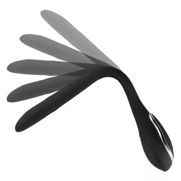 Penis Plug - vibraator dilataator - aku - must - 1cm