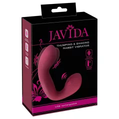   Javida Thumping - pulseeriv G-punkti ja kliitori vibraator (punane)