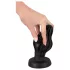 ANOS - sooniline pehme anaaltapp - 7 cm (must)