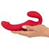 You2Toys Strapless - juhtmevaba, kinnitusvibraator (punane)