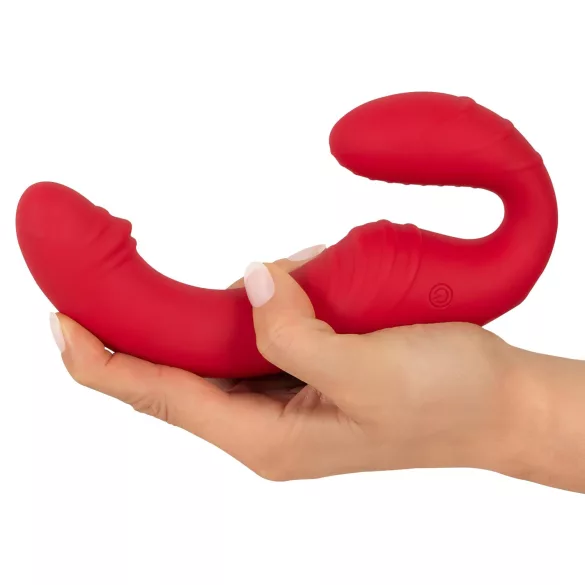 You2Toys - juhtmevaba strap-on vibraator - punane