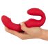 You2Toys Strapless - juhtmevaba, kinnitusvibraator (punane)