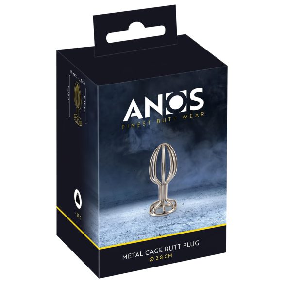 ANOS Metall - terasest analplug (hõbe)