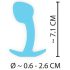 Cuties mini anaaltapp - sinine (2,6cm)