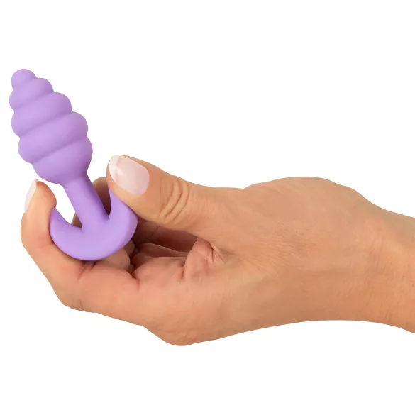 Cuties Mini Butt Plug - silikoonist anaalpunn (lilla, 2,8 cm)