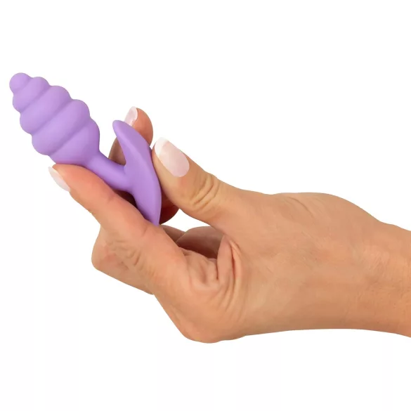 Cuties Mini Butt Plug - silikoonist anaalpunn (lilla, 2,8 cm)