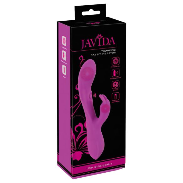 Javida Thumping Rabbit - 3 mootoriga kliitorivibraator (lilla)