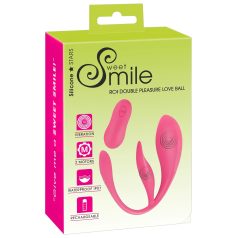   SMILE - vibrotoode munakujuline - kaugjuhtimispuldiga - roosa