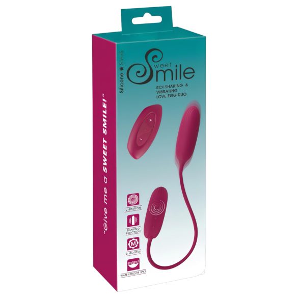 Smile Love Egg Duo - vibreeriv muna (tagumik+tupen)