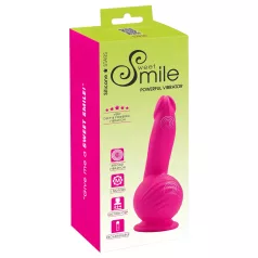   SMILE Powerful - akuga 2 mootoriga iminapaga vibraator - roosa