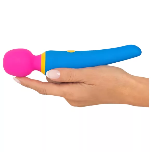 You2Toys - aku vibraator massaažiks - veekindel, värviline