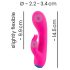 You2Toys - laetav, veekindel kliitori vibraator (roosa)