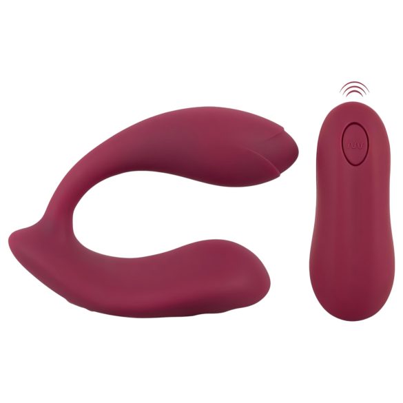 You2Toys Rosenrot - juhtmeta paigaldatav punane vibraator