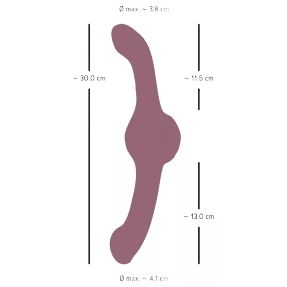 You2Toys - kahe otsaga vibraator - lilla