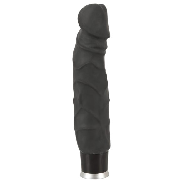 Nature Skin - elutruu vibraator - must (22 cm)