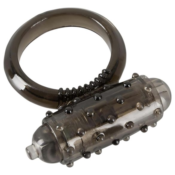 You2Toys - silikoonist vibreeriv peeniserõngas - must