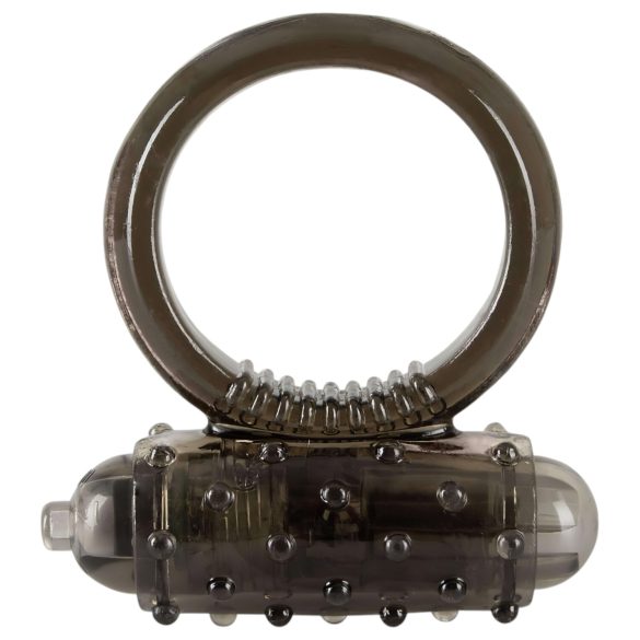 You2Toys - silikoonist vibreeriv peeniserõngas - must