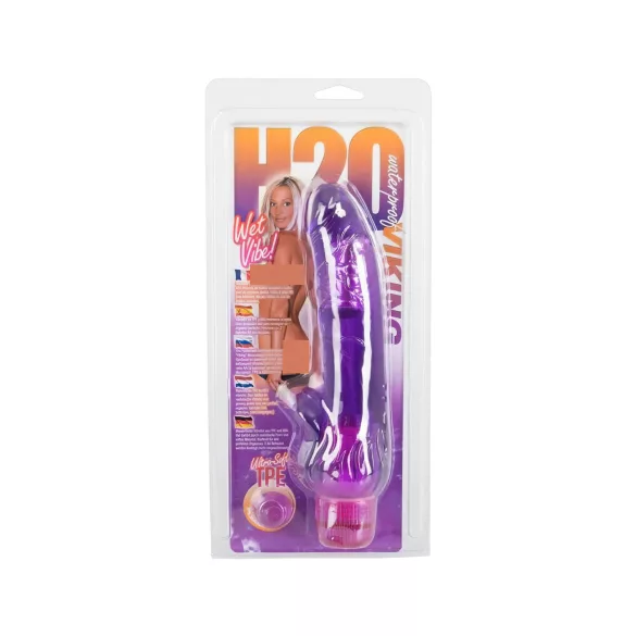 H2O Viking - vibreeriv dildo - lilla
