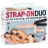 You2Toys - Kaheosaline strap-on vibrator - naturaalne