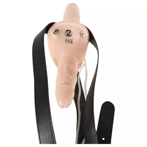 You2Toys - topitav duo vibraator - naturaalne