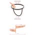 You2Toys - Kaheosaline strap-on vibrator - naturaalne