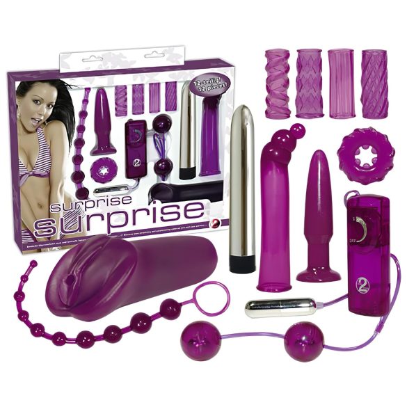 You2Toys - Erootilised üllatused - vibraatorikomplekt (12-osaline)