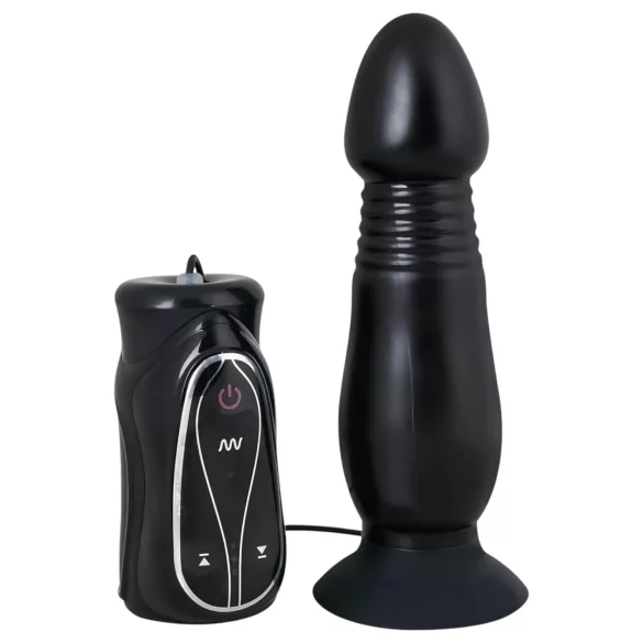 You2Toys - tõukav anaalvibraator (must)