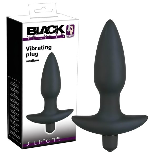 Black Velvet vibraator-anaaltapp keskmine