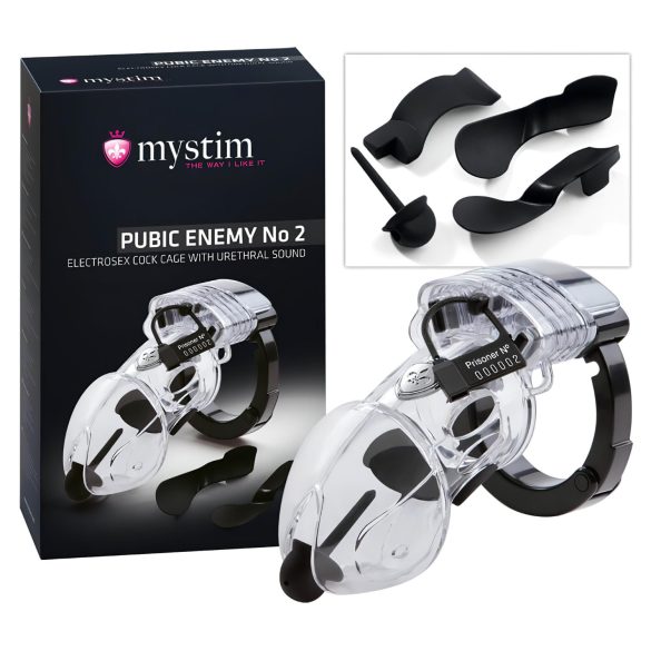 mystim Pubic Enemy No 2 - elektriline peenise puuri