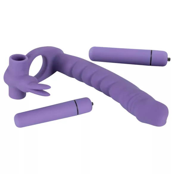 You2Toys - Los Analos - 3in1 vibraator anaalseksile - lilla